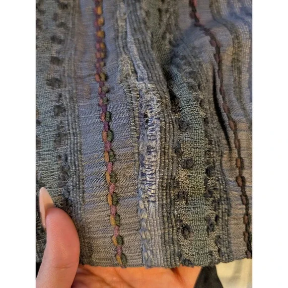 Rachel Comey Textured Striped Mini Skirt Gray Multi Color Accent Size XS‎ - Picture 5 of 8